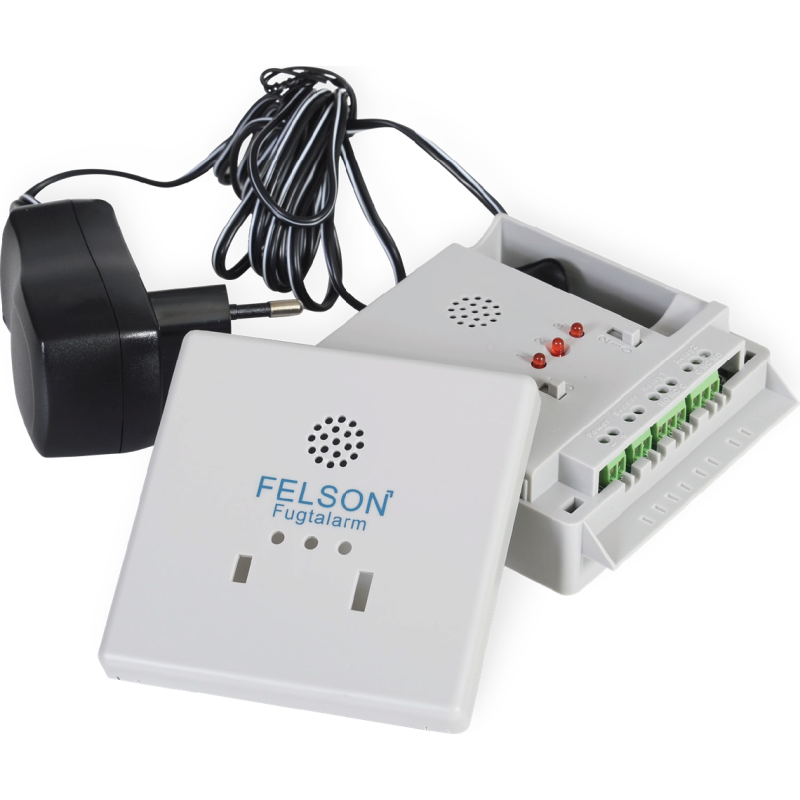 Felson fugtalarm model 5030ti-a med relæ og stikadapter