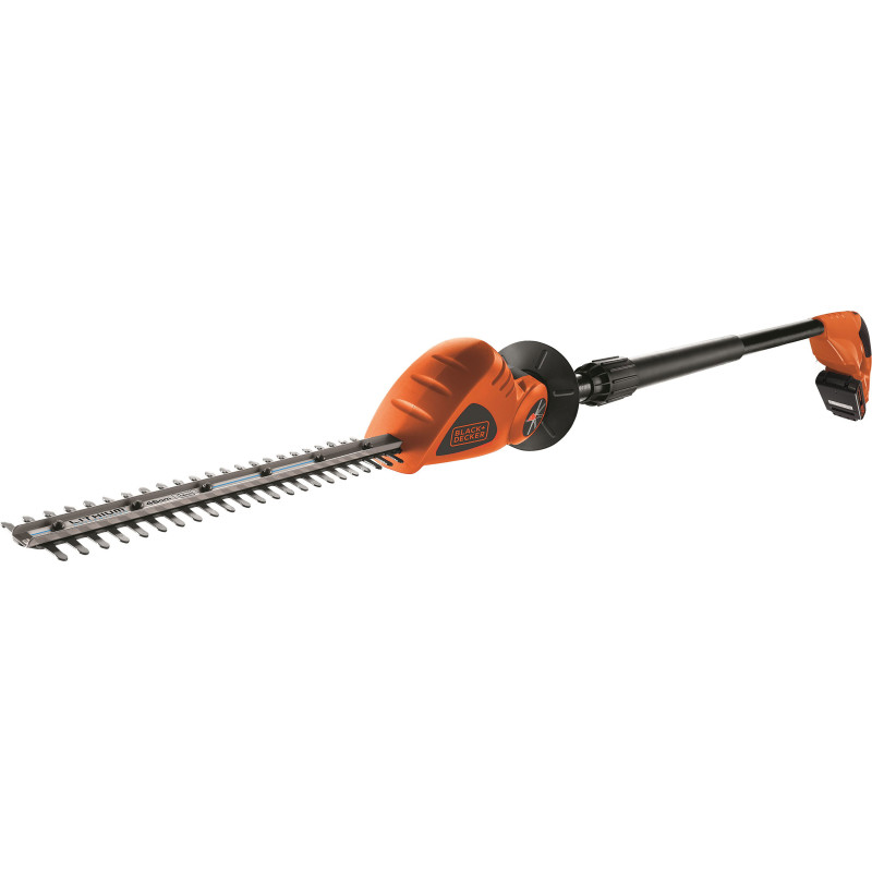 Black & Decker häcksax 43 cm, på skaft, 18 volt utan batteri