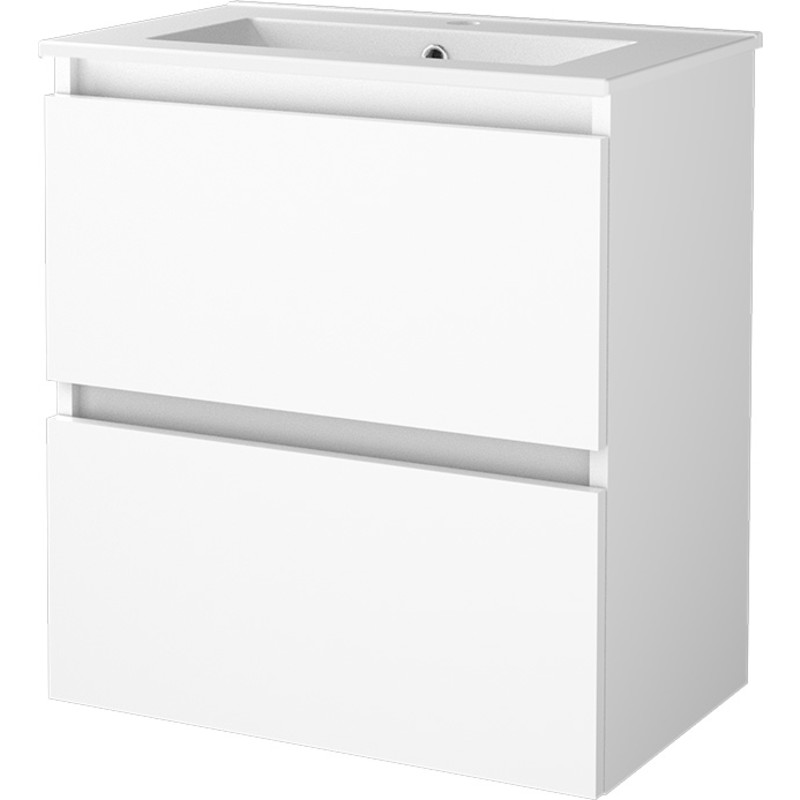 Sanibell Basicline möbelpaket, 60x39 cm, vit högglans