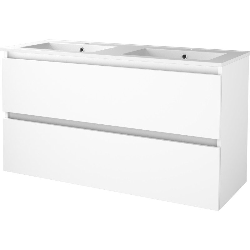 Sanibell Basicline møbelpakke, 120x46 cm, hvid højglans