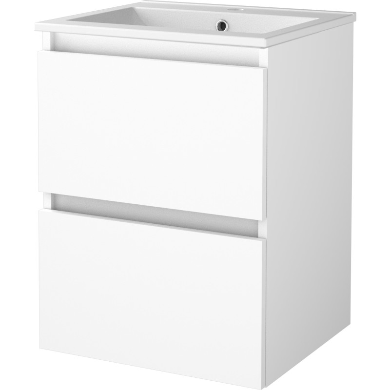 Sanibell Basicline möbelpaket, 50x46 cm, vit högglans