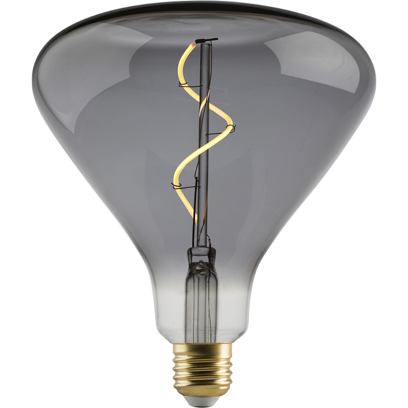 e3light Vintage E27 kolvlampa, r&ouml;kf&auml;rgad