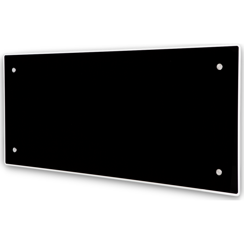 Glamox H60 H elradiator, 230V, 1000W, sort, 12-16 m²