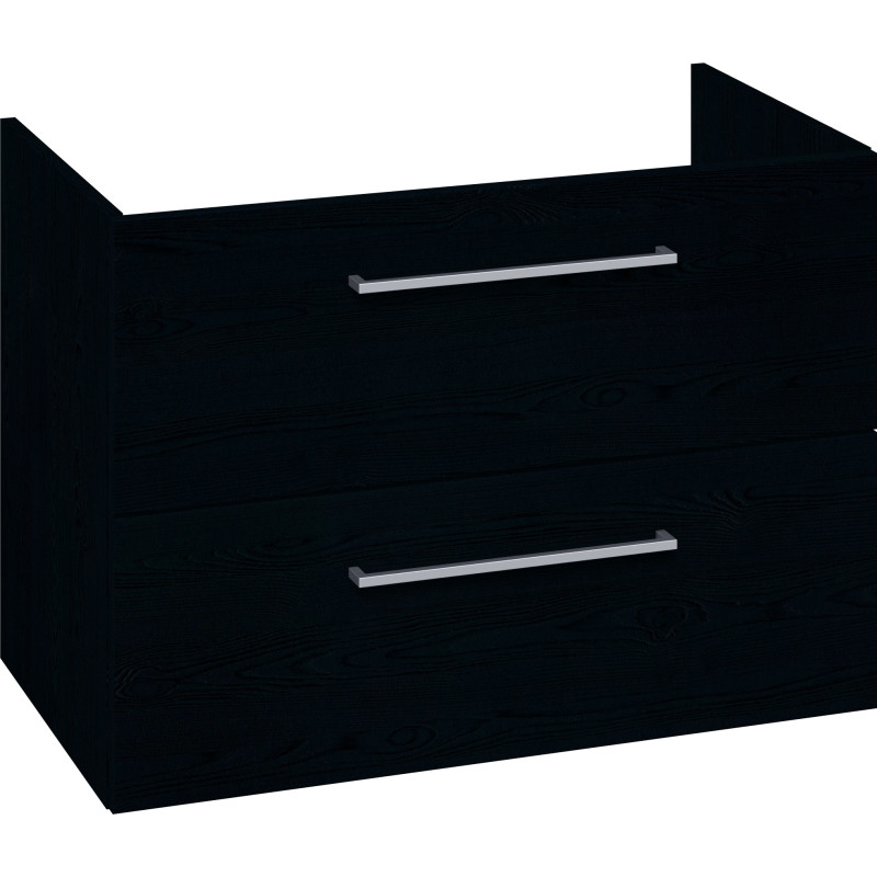 Dansani Mido+ tvättställsunderskåp, 80x44 cm, svart struktur