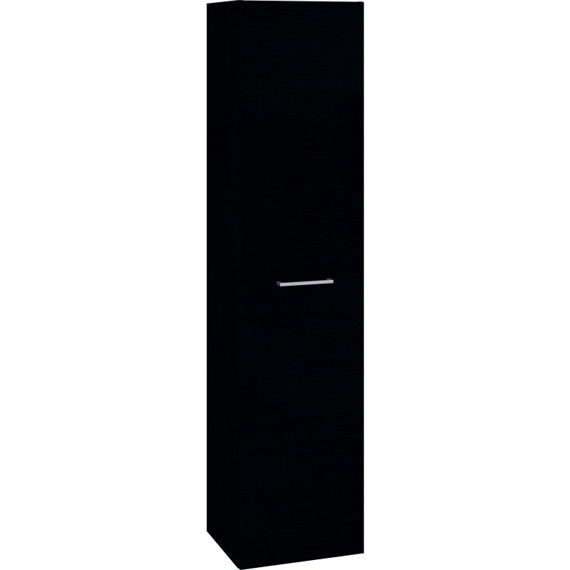 Dansani Mido+ högskåp, 40x175 cm, vänster, svart struktur