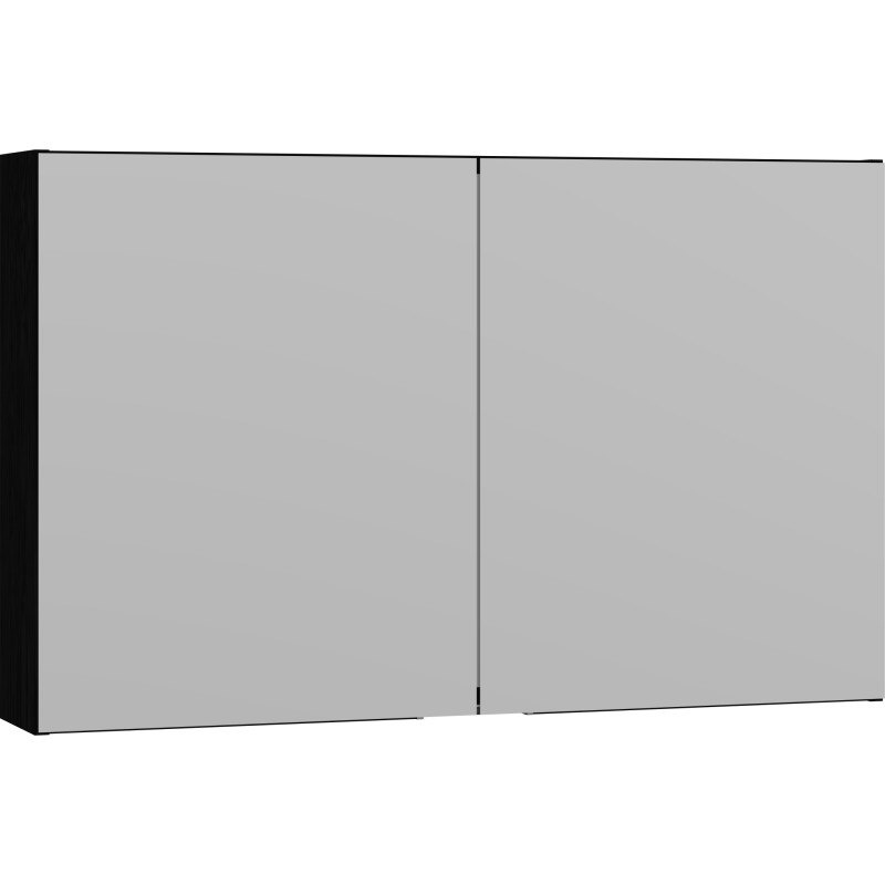 Dansani Mido+ Select spejlskab, 100x64 cm, sort