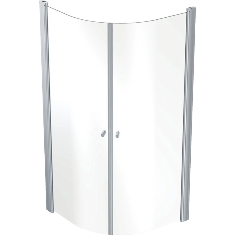 Contura Shower Space duschv&auml;gg, 89x89 cm, klart glas, aluminiumprofil