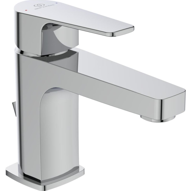 Ideal Standard Cerafine D håndvaskarmatur, 5 l/min, Tud L:115 H:80, med træk-op bundventil, Krom