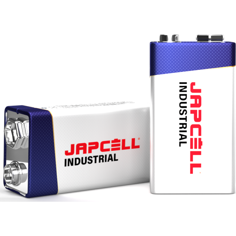 Japcell Industrial 9V batterier, 10 stk.