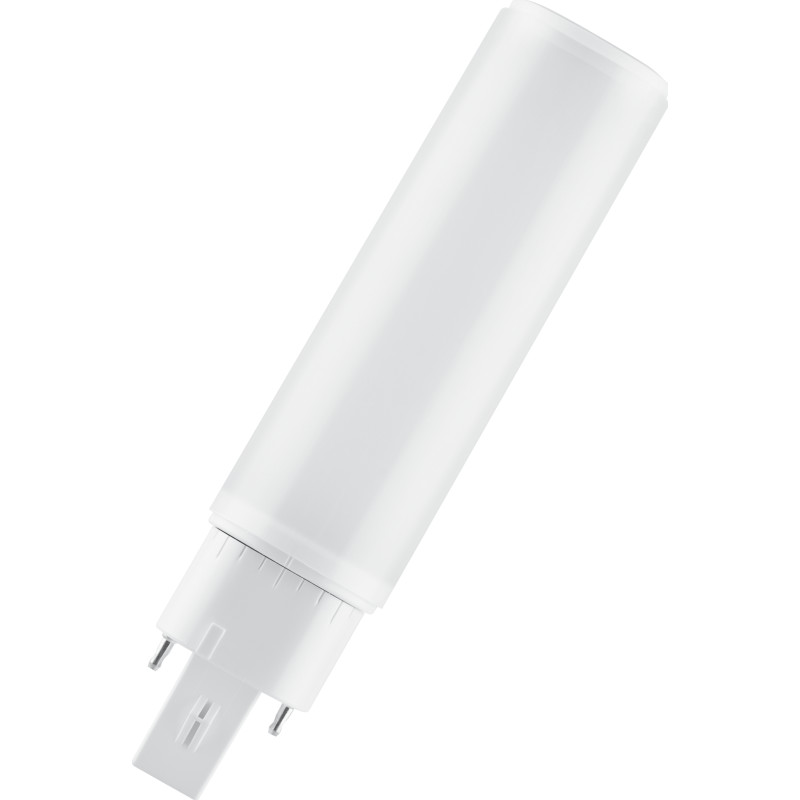 OSRAM DULUX - LED-lyspære - form: rørformet - matteret finish - G24q-1 - 6 W (tilsvarende 13 W) - klasse E - køligt hvidt lys - 4000 K