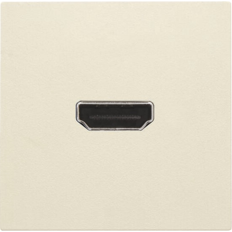 Niko HDMI udtag connector for stikmontering, cream