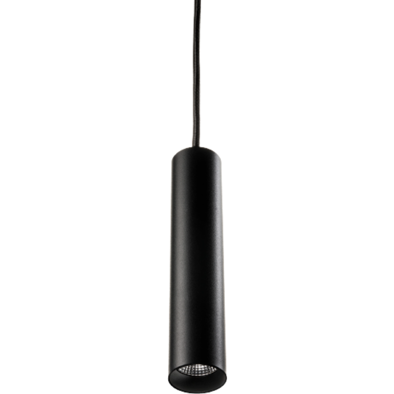 Zip tube micro sort pendel 380lm 4000k ra 98 bagkantsdæmp