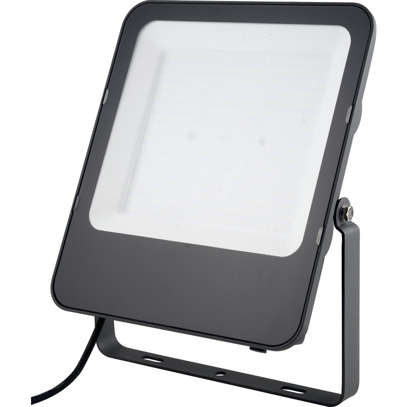 Blue Electric BasicLine LED projektør 200W, med montage beslag & 5m kabel, 27000 lumen
