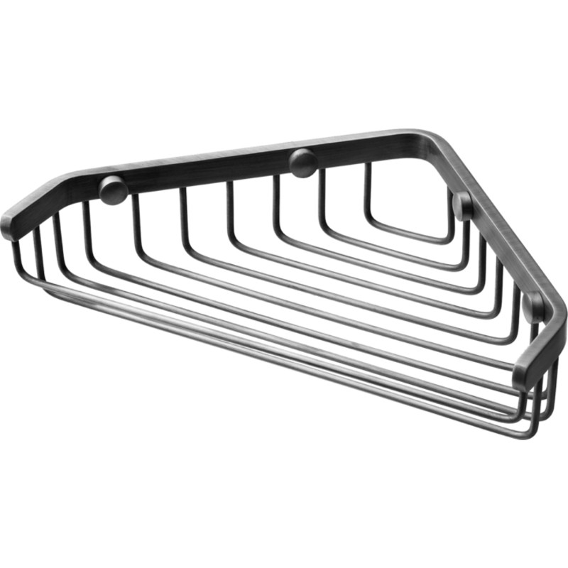 Tapwell TA156 duschhylla, borstad svart krom
