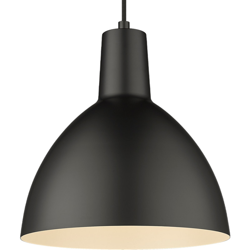 Halo Design Metropole pendellampa, svart, &Oslash;25 cm