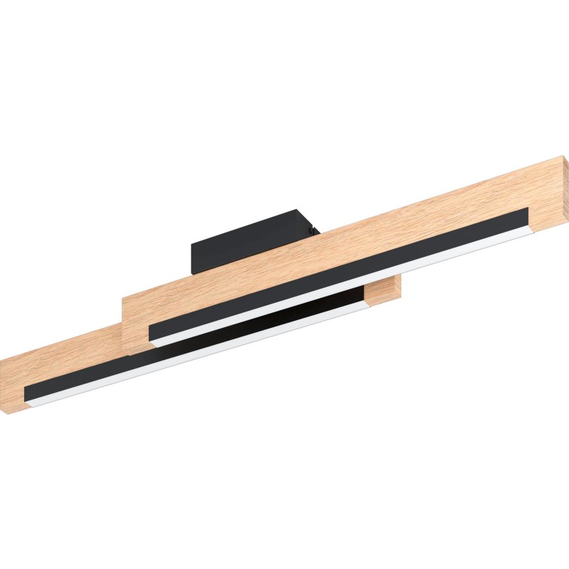 EGLO CAMACHO loftlampe, sort/brun