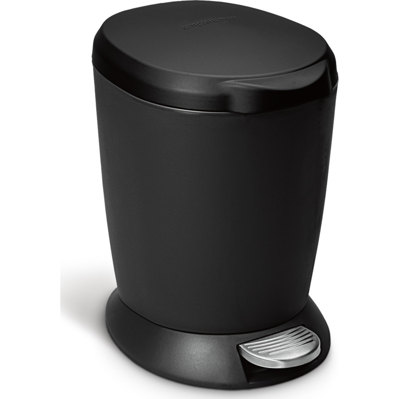 Simplehuman toiletspand, 6 liter, sort