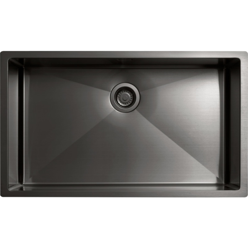Tapwell TA8040 diskb&auml;nk, 75x45 cm, svart krom