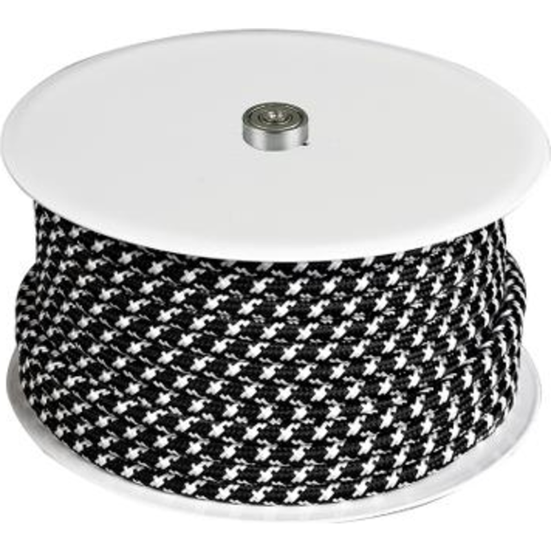 Halo Design stofledning, sort & hvid zig zag