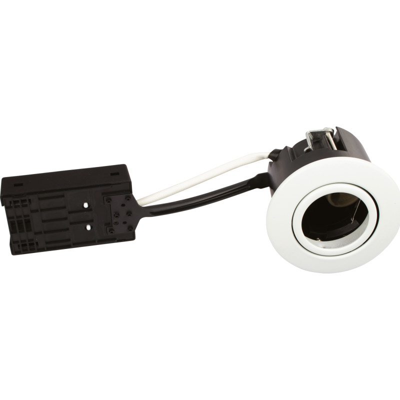 Scan Products - Udendørs Luna QI rund Ø88mm GU10, mat hvid - (ex.lyskilde), rustfri