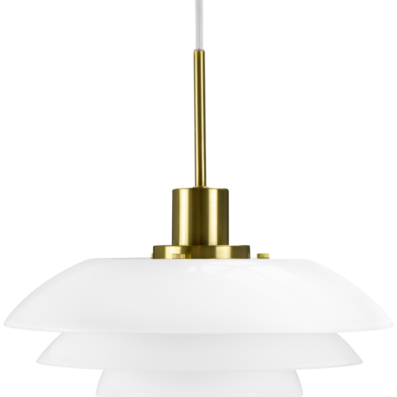 Dyberg Larsen DL31 pendellampa, opal/m&auml;ssing