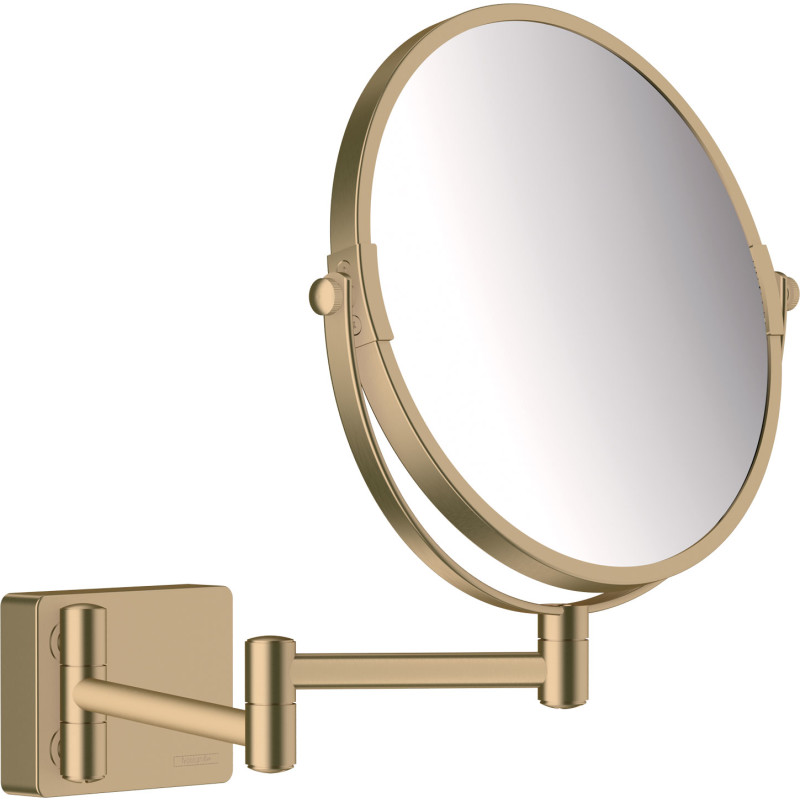 Hansgrohe AddStoris sminkspegel, Ø18,8 cm, borstad brons