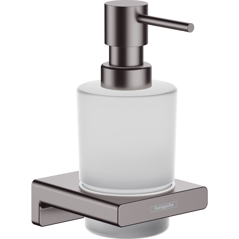 Hansgrohe addstoris sæbedispenser børstet sort krom pvd