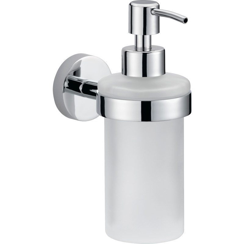 Tesa Smooz tvålpump, glas/krom