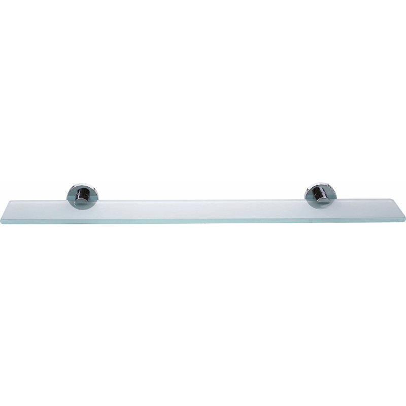 Tesa Smooz hylla, 60x12 cm, glas/krom