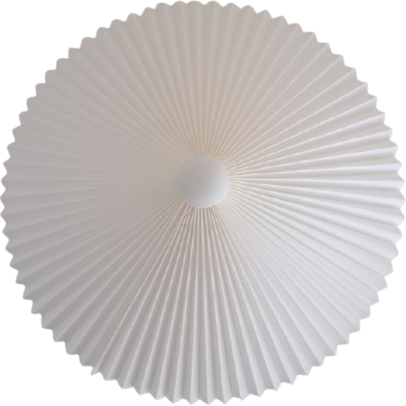 Plisse plafond/væglampe, Ø32 cm