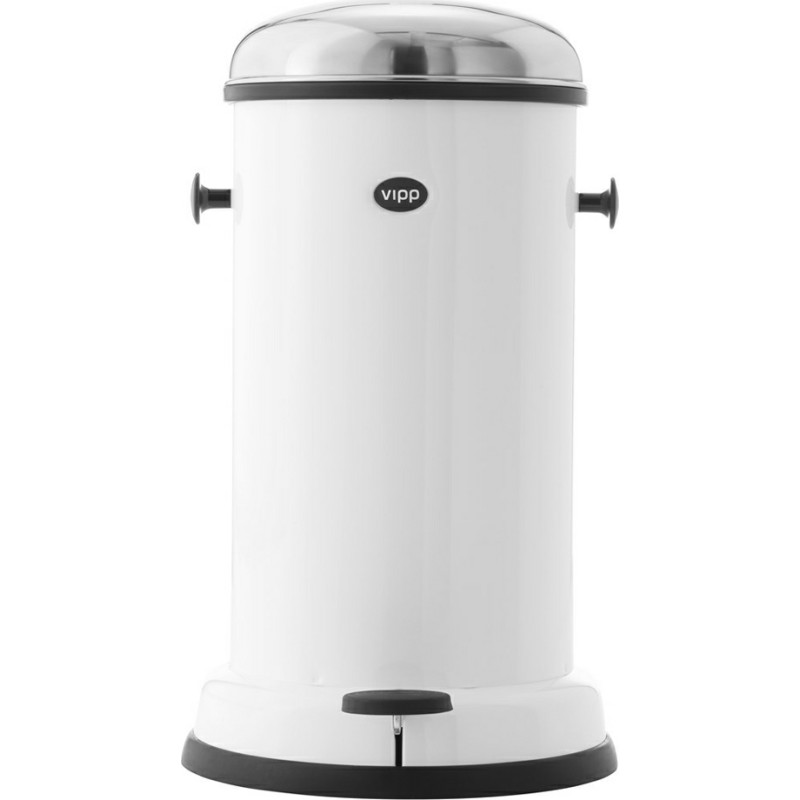Vipp 15 affaldsspand, 14 liter, pedal, hvid