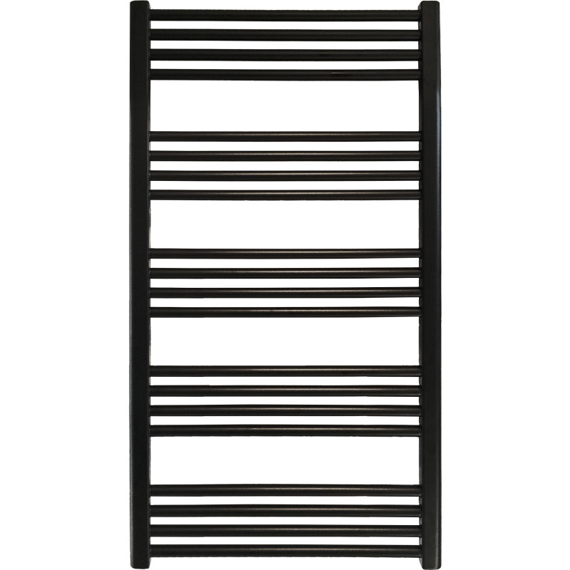 Kriss Space handdukstork, kombi, 50x110 cm, matt svart