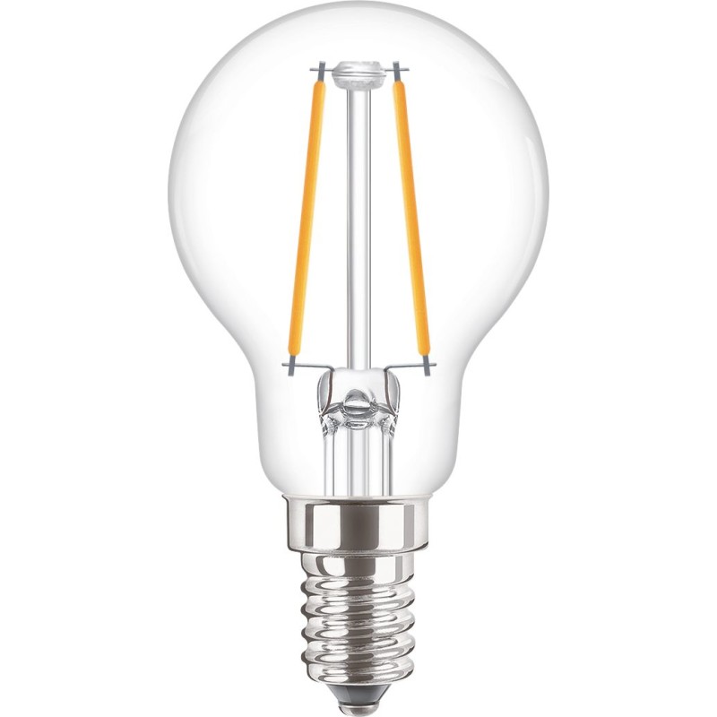 Philips CorePro E14 klotlampa, 2700K, 2W