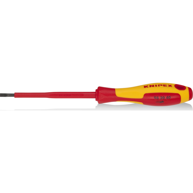 Knipex VDE VDE Kærv-skruetrækker Klinge-bredde: 4 mm Klinge-længde: 100 mm DIN EN 60900