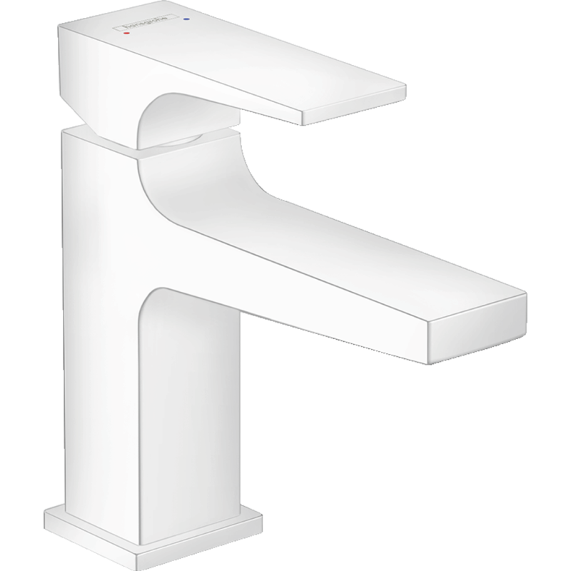 Hansgrohe Metropol 100 håndvaskarmatur, mat hvid