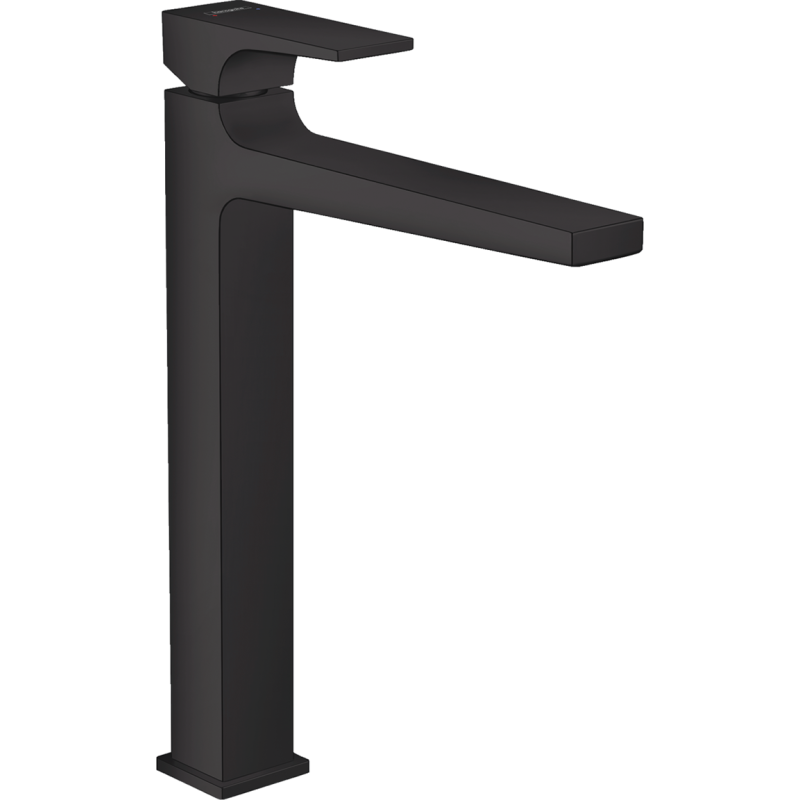 hansgrohe Metropol 260 håndvaskarmatur med push-open bundventil, mat sort