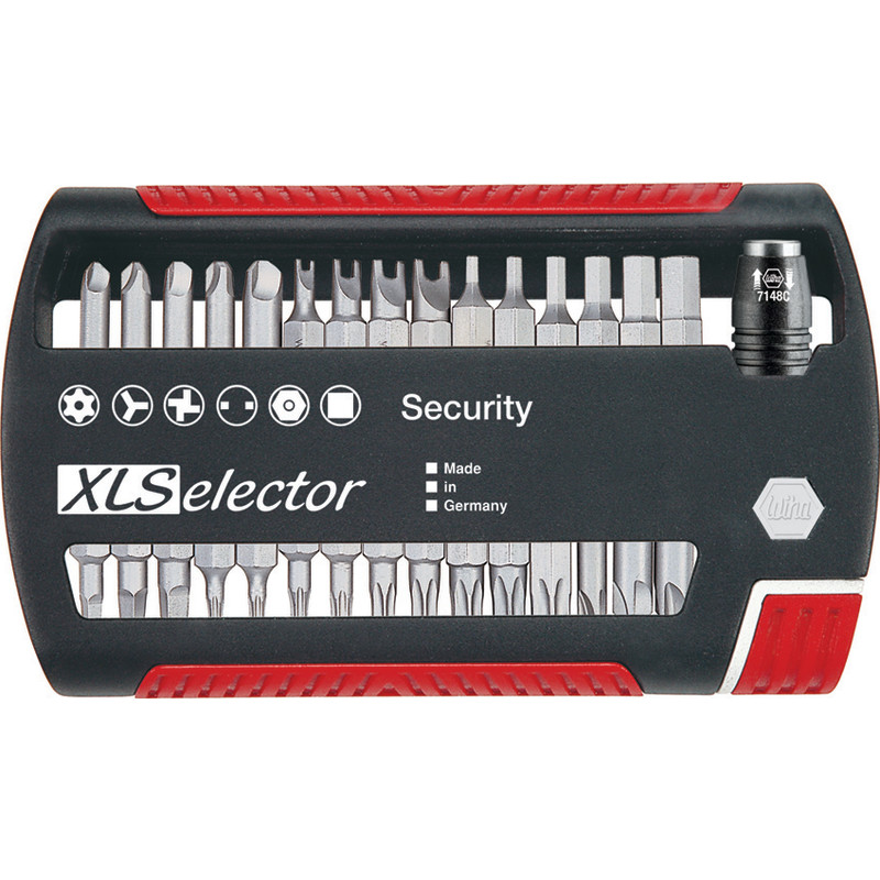 Wiha XL Security bitsæt 25 mm 1/4", 31 dele