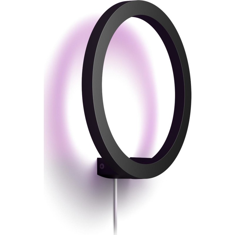 Philips Hue White and Color Ambiance Sana - Væglampe - LED - 20 W (tilsvarende 175 W) - klasse G - 16 millioner farver/varmt til køligt hvidt lys - 2000-6500 K - sort