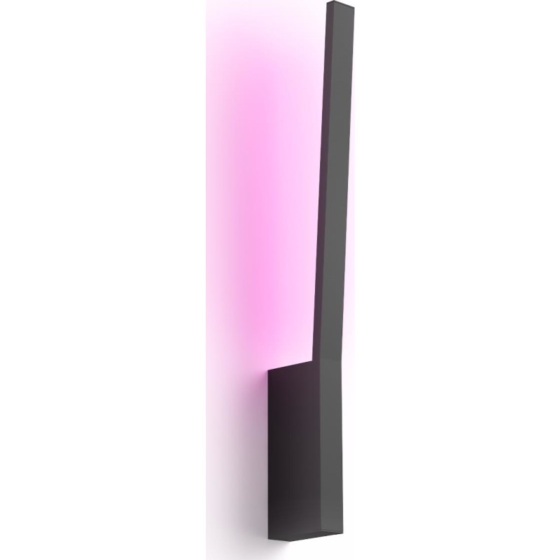 Philips Hue White and Color Ambiance Liane - Væglampe - LED - 12.2 W - klasse G - 16 millioner farver/varmt til køligt hvidt lys - 2000-6500 K - sort