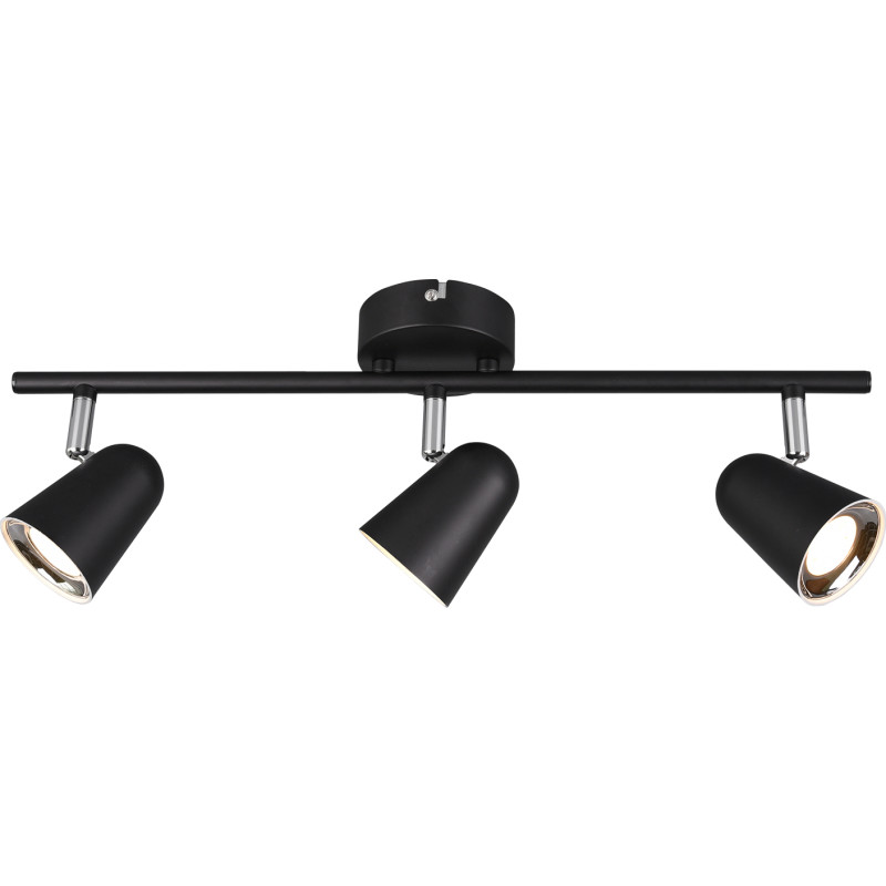 Trio Lighting Toulouse spotlampe, 3 spots, sort