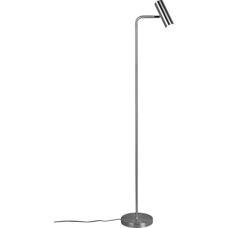 Trio Lighting Marley golvlampa, stål