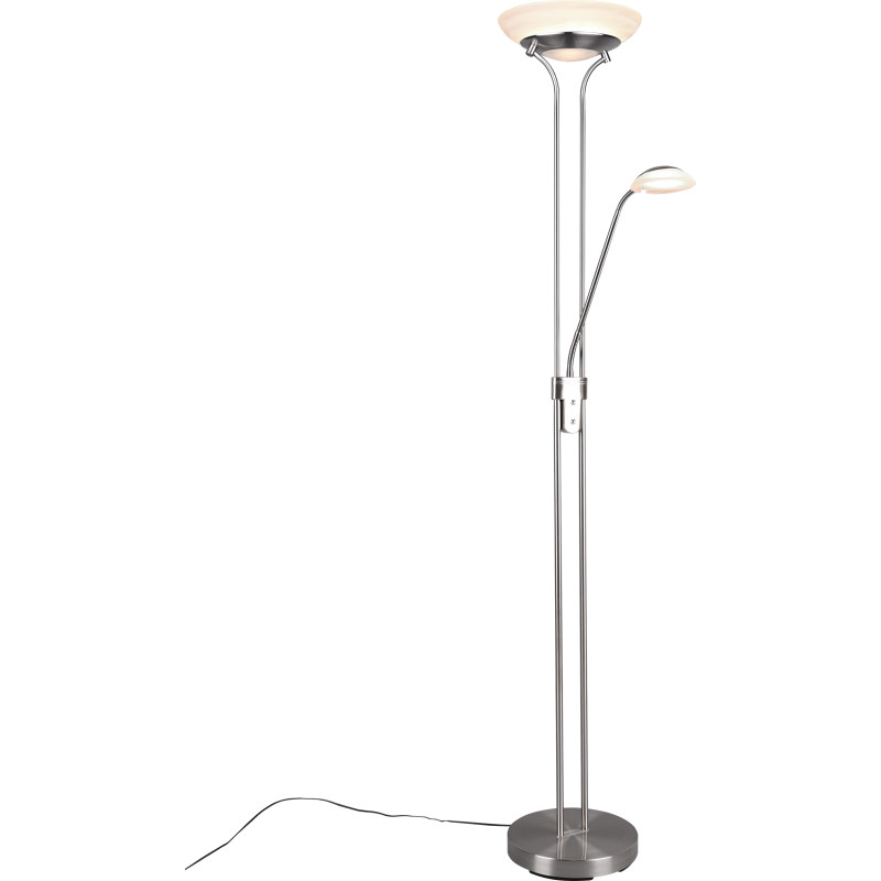 Trio Lighting Orson golvlampa, stål