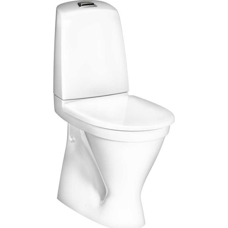 Gustavsberg Nautic Toilet 1546 Høj model. S- lås. Hygienic Flush