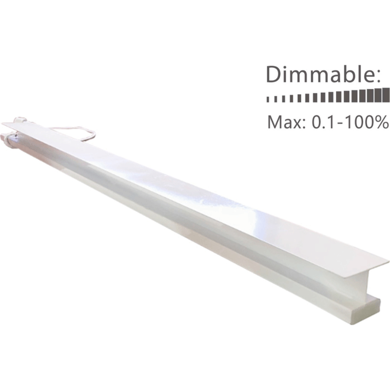 Green:ID underforsænket LED skinne til Troldtekt loft inkl. TRIAC driver på 60 cm med 3000K