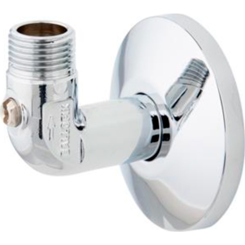 Broen Ballofix kuglehane vinkel med roset, uden greb, 1/2"