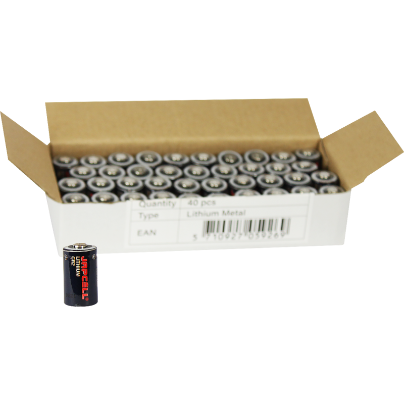 JAPCELL Lithium CR2 Batteries - 40 pcs. pack - Batteri