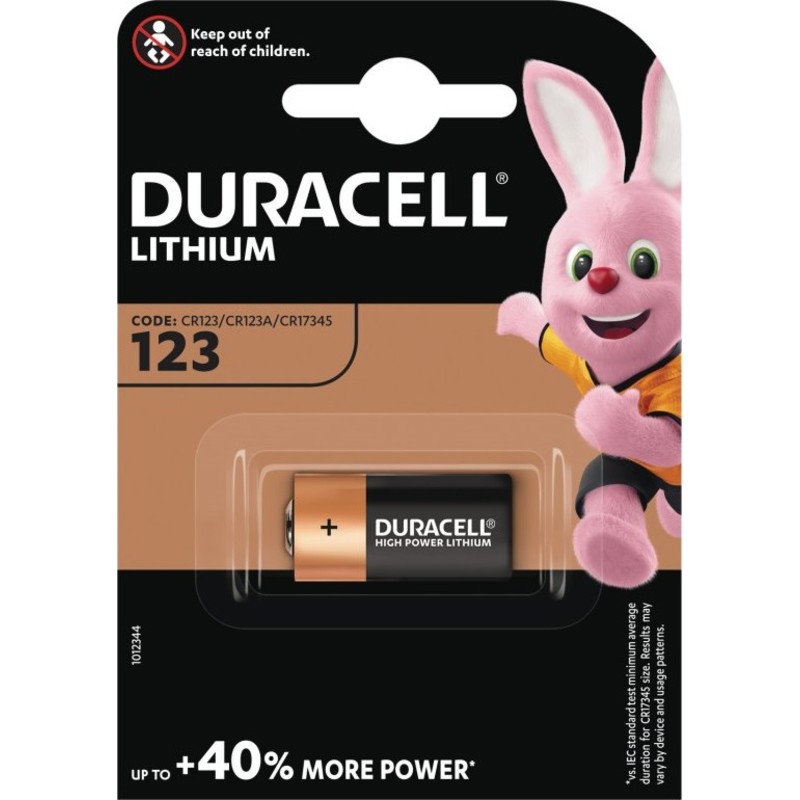 Duracell Ultra Photo CR123 lithium batteri - 3 V (CR17345)