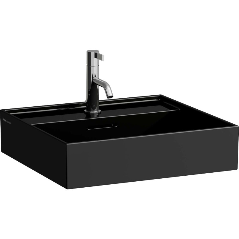 Kartell Laufen tvättställ, 50x46 cm, svart