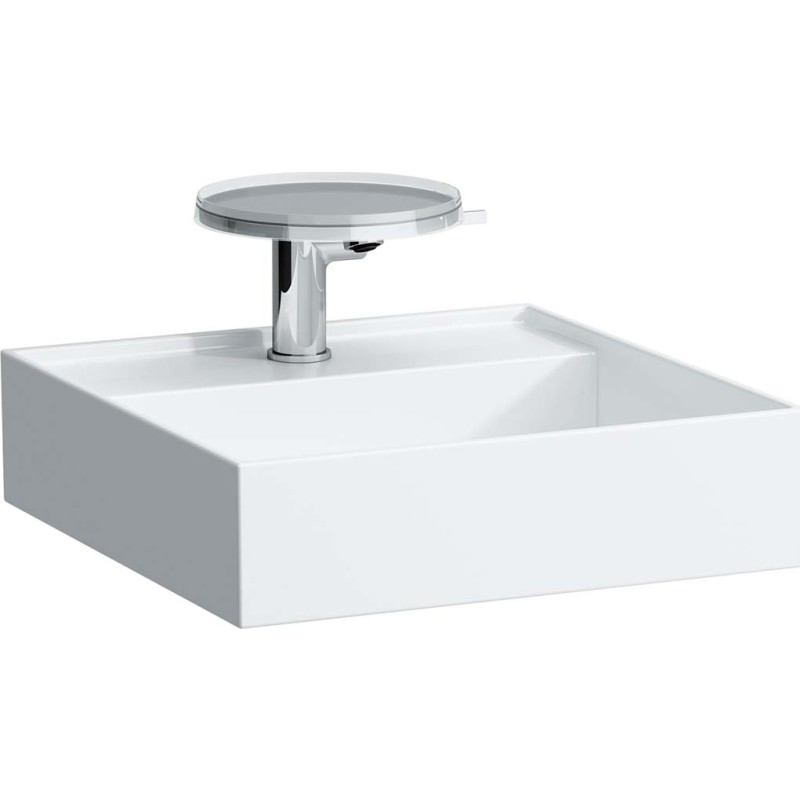 Kartell Laufen tvättställ, 46x46 cm, vit