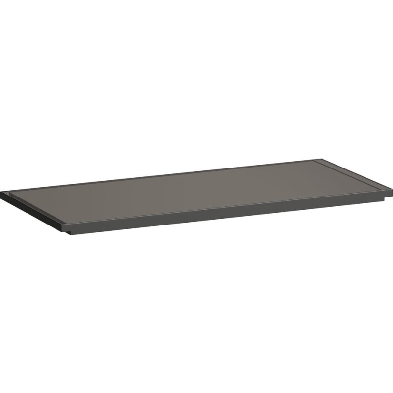 Kartell Laufen hylla till tvättställ, 46 cm, rökgrå